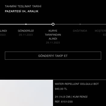 Zara Kargo Gecikmesi Ve İletişimsizlik Sorunu