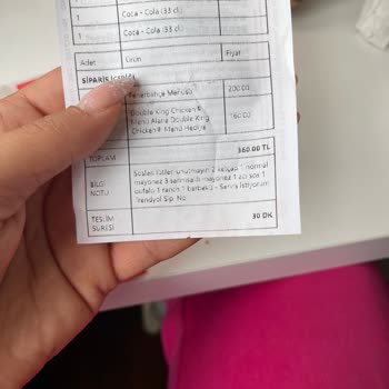 Burger King Eksik Ürün Sıkıntısı