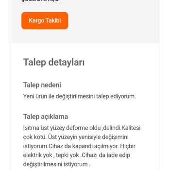 Creality Ürün İadesi Ve Para İadesi, Ayıplı Mal