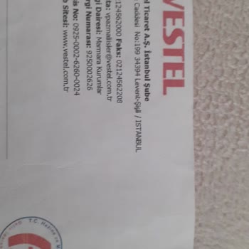 Vestel Çamaşır Makinesi Bozulması