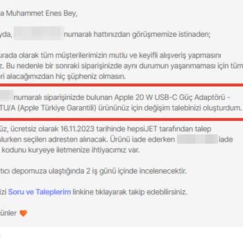 Hepsiburada Orijinal Adı Altında Sahte Ürün Satılması