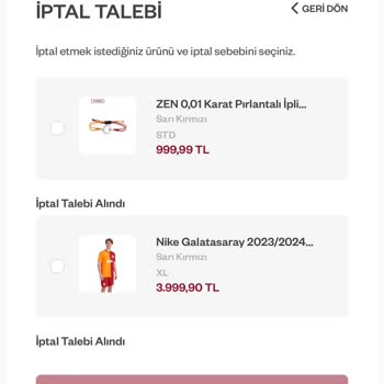 GS Store İade Ve Kargo Sorunu