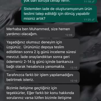 Pull And Bear - Bilgim Dışı Kargo İade Talebi