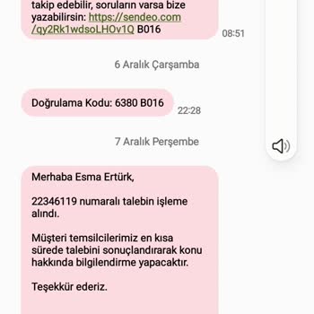 Sendeo Teslim Edilmeyen Kargo