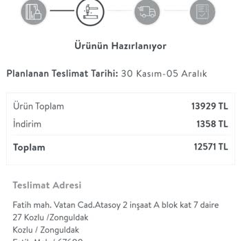 Vivense Siparişim Teslim Edilmedi