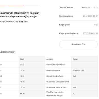Nike Siparişim 1 Aydır Bekletiliyor Ve Israrla Ücret İadesi Yapılmıyor