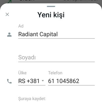 Radiant Capital Forex Te Hesabın Stop Olması