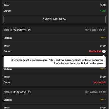 Hızlıbahis Kazandığım İkramiye Ödenmedi!