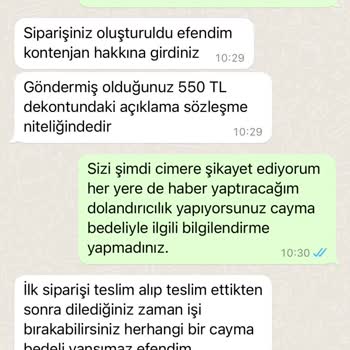 Evde Ekişi Paketleme Evde Paketleme İşi İçin Kapora İsteyip Cayma Bedeli Yalanı Söylediler
