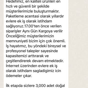 Evde Ekişi Paketleme Evde Paketleme İşi İçin Kapora İsteyip Cayma Bedeli Yalanı Söylediler