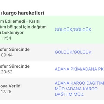 PTT Kargoya Verin Unutun!