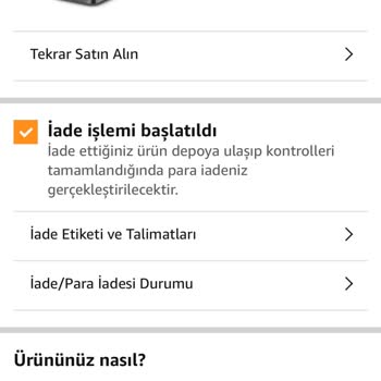 Amazon Yanlış Ürün Gönderip İade Ücretimi Göndermiyorlar
