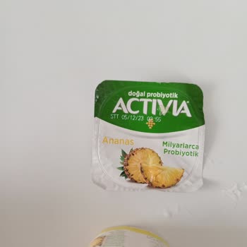 Danone Activia Ananaslı Tekli Yoğurt'dan Yabancı Madde Çıktı