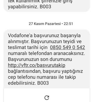 Vodafone Numara Taşıma Sorunsalı