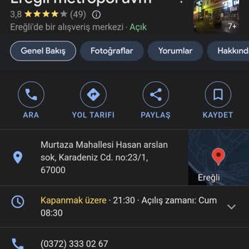 Metropol AVM (Ereğli) Defolu Kusurlu Ürün Satışı