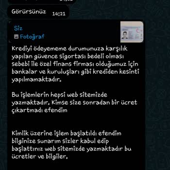 Finans Kuruluşları Adıyla Dolandırıcılık Kredi Başvurusu Sonrası Uygunsuz Talep