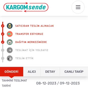 KARGOMsende Kargo Teslimatı Sorunu