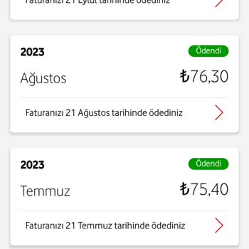 Vodafone Fazla Fatura Alınması
