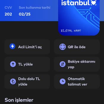 İstanbulkart Öğrenci Dijital Kart