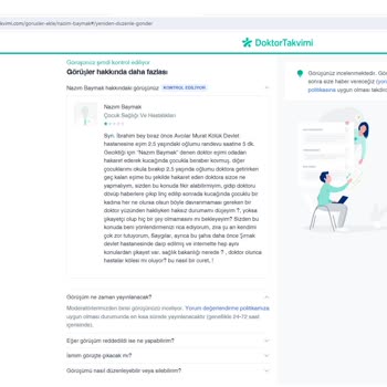 İstanbul Avcılar Murat Kölük Devlet Hastanesi Çocuklu Hastaya Hakaret Ve Odadan Kovma