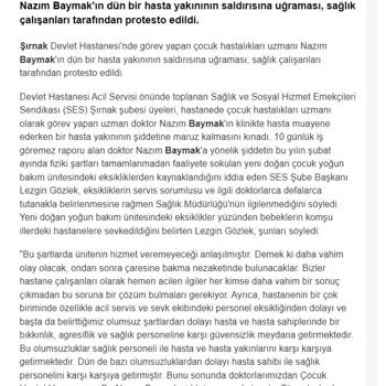 İstanbul Avcılar Murat Kölük Devlet Hastanesi Çocuklu Hastaya Hakaret Ve Odadan Kovma