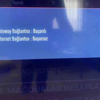 Arçelik Televizyon İnternete Bağlanmıyor