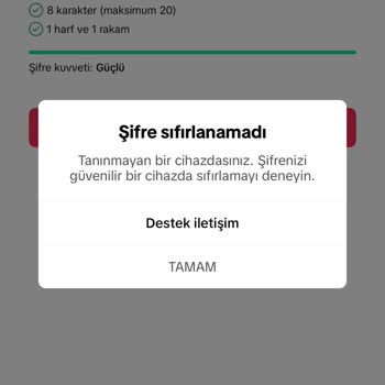 TikTok Hesabımın Şifresini Sıfırlayamıyorum