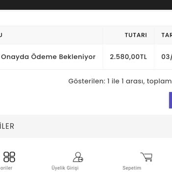 Geldimarket Sipariş Ücretim Onaylanmadı