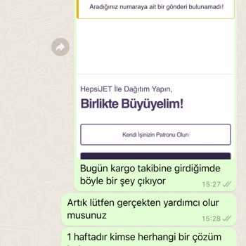 Hepsijet Kargo Teslimi Ve Müşteri Temsilcileri
