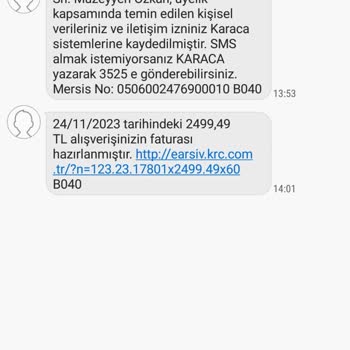 Tekira Alışveriş Merkezi Karaca Sipariş Teslim Edilmemesi