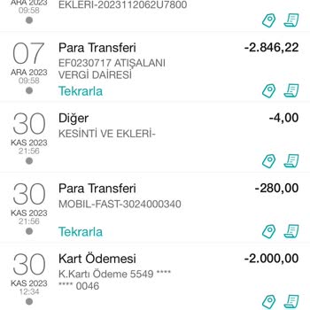 Garanti BBVA Vergi Borcu Ödemesi Yapıldığı Halde Tekrardan Çekmeleri
