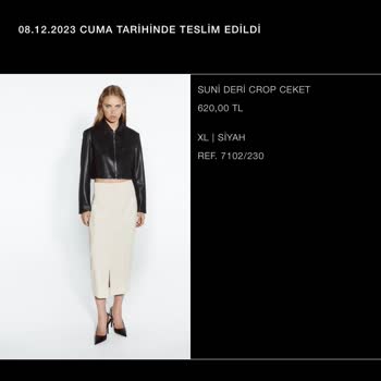 Zara'dan Aldığım Ürünün Bedeni Yanlış Gönderildi Ve Değişim Yapılmıyor
