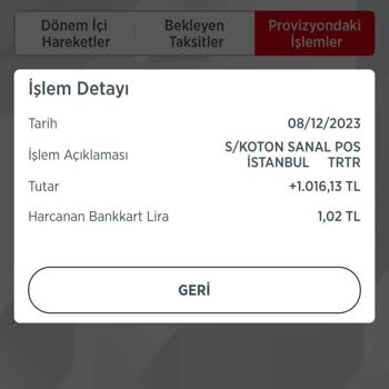 Koton İade Tutarını Eksik Yatırdılar