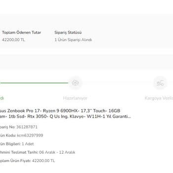 Çiçek Sepeti'nde Laptop Siparişindeki Hayal Kırıklığı