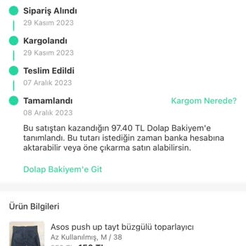 Dolap Fazla Kargo Ücreti Alma Ve Kesinti