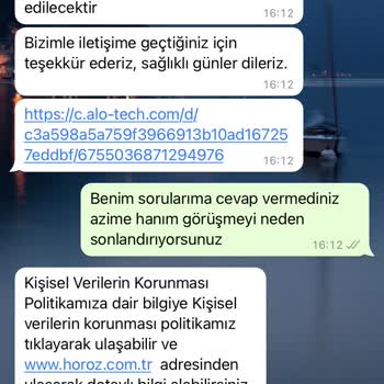 Horoz Lojistik Kargo Ve Müşteri Hizmetleri Sorunu