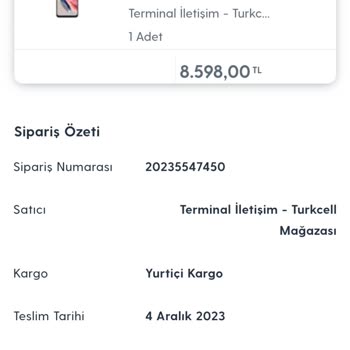Turkcell Pasaj Ürün İade Almaması