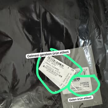 Grimelange Kasıtlı Yanlış Ürün Gönderimi