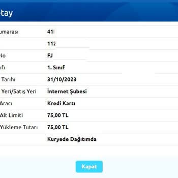 Yapı Kredi Bankası Kurye Dağıtımından Gelemeyen HGS Etiketi