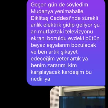 Uludağ Elektrik Dağıtım Anlık Elektrik Kesintisi