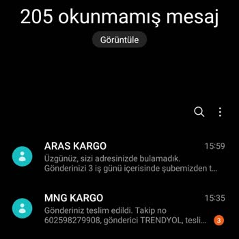 Aras Kargo Evde Olduğum Halde Evde Bulamadık Deyip Kargomu Getirmedi
