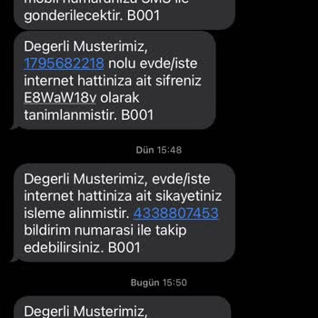 Türk Telekom Taahhüt Bitişi Bilgilendirilmemesi
