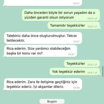 Zara Değişim Yapacağını Söyledi Fakat Yapmadı!