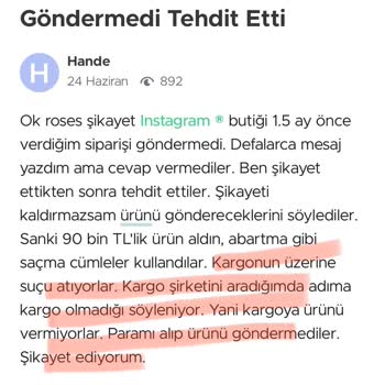 Okrosess Firması Suçu MNG Kargo'ya Atıyor Mağdur Edildik