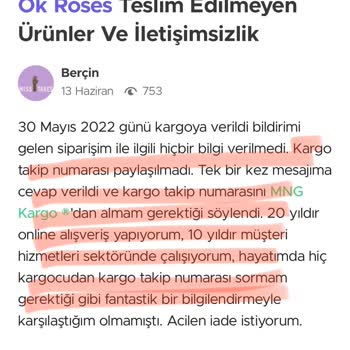 Okrosess Firması Suçu MNG Kargo'ya Atıyor Mağdur Edildik