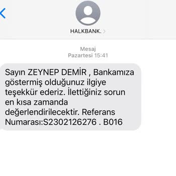 Halkbank 1 Aydır Paramı İade Etmiyor
