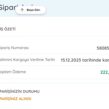 ebebek Aynı Gün İçin Söz Verilen Siparişlerin, Kargoya Teslim Edilmemesi