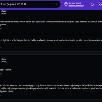 Resmi N11 Mağazasının Ayıplı Ürün Gönderip Arkasında Durmaması
