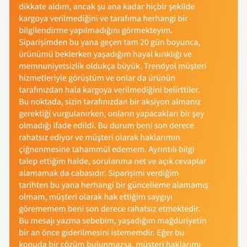 FLO - In Street Mağazası Siparişimi Göndermiyor
