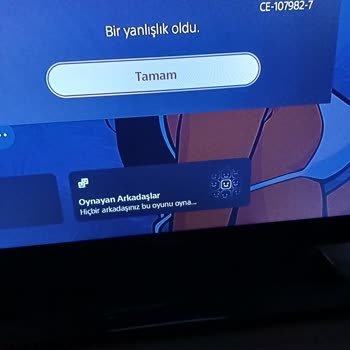 Sony Eurasia Ce-107982-7 Hata Kodu Oyun İndiremiyorum